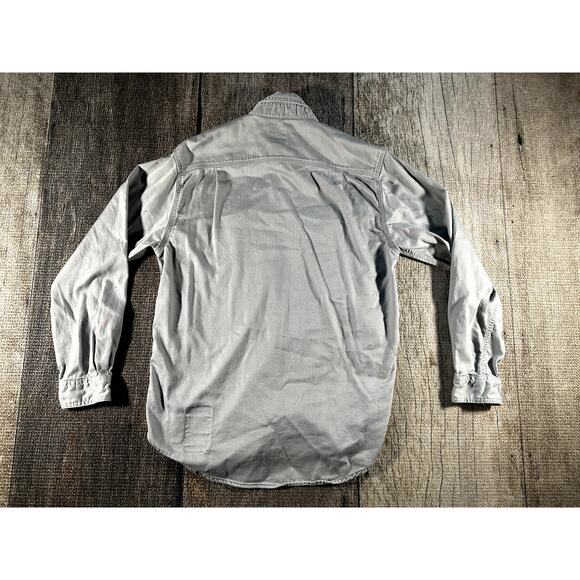 Carhartt FR Shirt Mens Gray Long Sleeve Button FRS003 GRY Cat 2 Fire Resistant - Picture 6 of 10